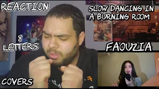Faouzia - Slow Dancing in a Burning Room & 8 Letters Covers |REACTION| WHAT HAS SHE DONE
