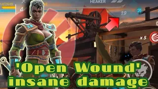 Shadow Fight Arena: Yukka gameplay | health depleting fights | 'Open Wound' in built talent