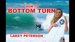 How  to BOTTOM TURN like a PRO (frontside)