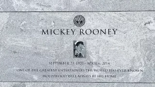 FAMOUS GRAVE TOUR: Mickey Rooney's Crypt At The Hollywood Forever Cemetery In California