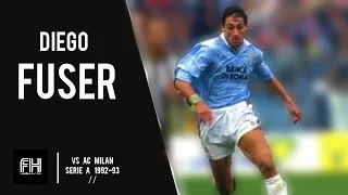 Diego Fuser ● Goal and Skills ● AC Milan 5-3 SS Lazio ● Serie A 1992-93