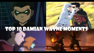 Top 10 Damian Wayne BEST MOMENTS - Top 10 Character Moments Episode 20