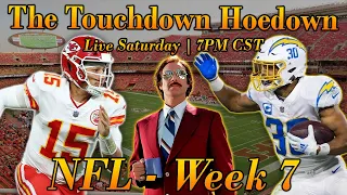 NFL - Week 7 | The Touchdown Hoedown | Sunday Main Slate | 7:00 PM CST | NFL DFS