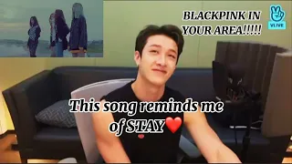 [ENG SUBS] STRAY KIDS BANGCHAN REACTION TO STAY BY BLACKPINK