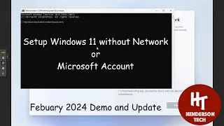 Setup Windows 11 Without Network or Microsoft Account