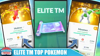 TOP POKÉMON TO *ELITE TM*  - STRATEGY TO USE ELITE TM'S & WHICH POKÉMON ARE WORTHY | POKÉMON GO