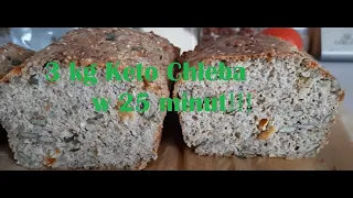 Jak zrobić Chleb Keto?  3 kg chleba w 25 minut! ( część 1)