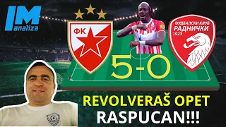 ZVEZDA : RADNICKI 5:0 / Napokon golovi iz KOMBINATORIKE! #crvenazvezda #redstar