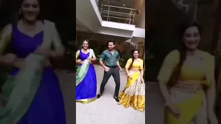Zee telugu serial actress Bonalu celebrations dance videos
