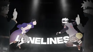 Loneliness 🖤 [Kakashi vs Obito] 4K!