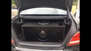 1 Audiopipe BDC4 12 on  Power Acoustik Amp