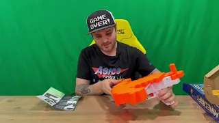 Ep 1601 - Nerf Minecraft Pillager's Crossbow Blaster Unboxing