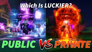 PUBLIC vs PRIVATE Server In SOL'S RNG | Which Is LUCKIER?