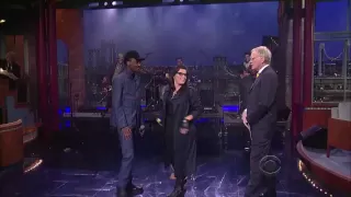 K'naan  feat. Nelly Furtado - Is Anybody Out There (Live Late Show With David Letterman 2012-02-23)