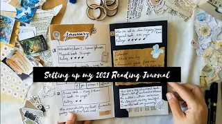 Setting Up My Reading Journal + My January Reads | My Crafting World