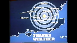 Thames, weather, trailer, adverts & slide announcer Philip Elsmore 23rd April 1984 1 of 8