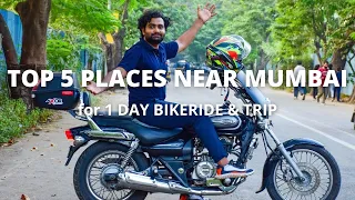 TOP 5 PLACES TO VISIT NEAR MUMBAI I 1 DAY BIKE-RIDE 2021