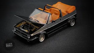 🚗Golf Mk 1 Cabriolet 🚙 𝔽𝕦𝕝𝕝 𝔹𝕦𝕚𝕝𝕕🚗 1:24 scale model🛻 Revell model