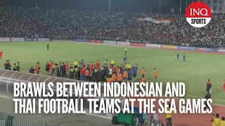 Brawls between Indonesian and Thai football teams at the SEA Games