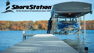 5,000lb. ShoreStation Hydraulic Lift with Revolution Top Screens (FULL WALK THROUGH)