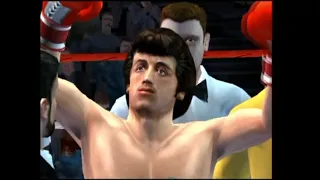 Rocky (PS2) - ALL MAJOR FIGHTS AND CUTSCENES (ROCKY I-V)