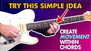 Try this simple concept to create movement within chords (triads) - Line cliché guitar lesson- EP452
