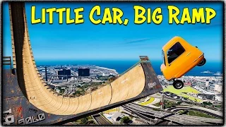 LITTLE CAR, BIG RAMP! (GTA 5 Mod Showcase #18)