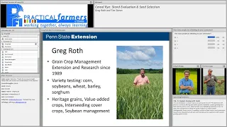 Cereal Rye: Stand Evaluation and Seed Selection - Farminar