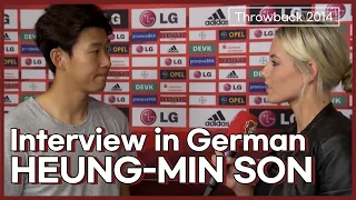 Heung-min Son : Interview in German (Throwback 2014 Bayer Leverkusen)