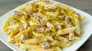 PENNETTE CREMOSE MORTADELLA E PISTACCHI - Ricetta Facile #shorts