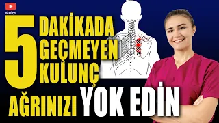 5 DAKİKADA GEÇMEYEN  KULUNÇ AĞRINIZI YOK EDİN (Kulunç Masajı)