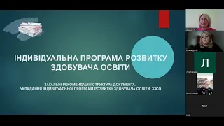 Відображення динаміки розвитку дитини в ІПР (індивідуальна програма розвитку)