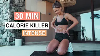 30 MIN CALORIE KILLER WORKOUT TO BURN FAT (Intense, No Equipment, At Home)