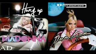 Madonna & Dua Lipa - Hung Up + Don't Start Now [Diffrent Instrumental/Mashup-Audio](AD) ⏰💃