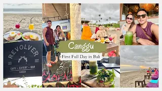 BALI Vlog Day 1: Canggu Beach, Revolver, Superfood Canggu