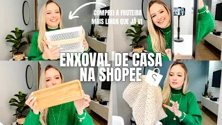 COMPRAS DA SHOPEE | Enxoval de casa e decoração | Luana Perovano