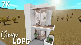 7k Cheap Loft (no advanced placement) | Bloxburg ROBLOX speedbuild