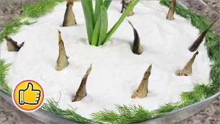 Салат "Рыбки в Пруду" | Salad "Fish in the Pond"