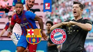 FC Barcelona vs Bayern Munich / eFootball 2022 gameplay / PS4 slim