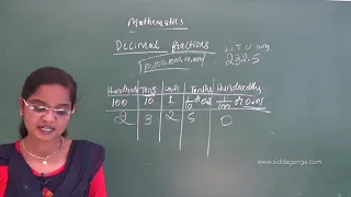 STATE 5 - MATHEMATICS - DECIMAL FRACTIONS - PART 1