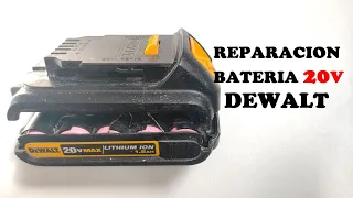 cómo reparar una batería dewalt de 20v