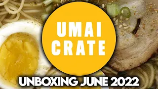 Umai Crate Japanese Ramen Subscription Unboxing   June 2022