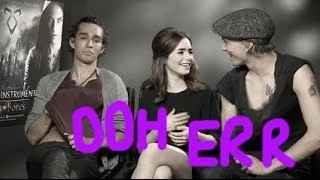 Jamie Campbell Bower and Robert Sheehan talk getting it on in The Mortal Instruments movie