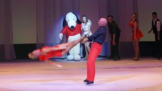 The Cast of "Blockbuster Beagle" Snoopy On Ice Show At Knott's Berry Farm