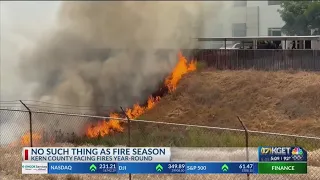 "There's no fire season any longer." KCFD warns of year-round fires