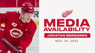 Jonatan Berggren ahead of Friday's game vs. Arizona