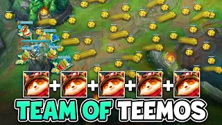 WE PLAYED ONE FOR ALL TEEMO AND IT'S BEYOND HILARIOUS (THE ENTIRE MAP IS SHROOMS)