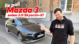 Ile spala Mazda 3 sedan 2.0 Skyactiv-X?
