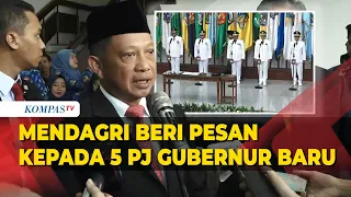 Mendagri Tito Lantik 5 Penjabat Gubernur Baru, Beri Pesan Ini