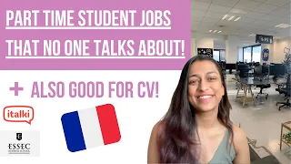 PART TIME JOBS FOR STUDENTS IN FRANCE | STUDENT JOBS IN FRANCE | MASTERS IN FRANCE | ESSEC MIM